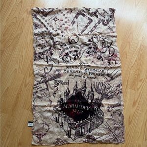 Marauder's Map Beige Scarf